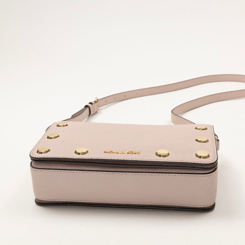 Michael Michael Kors Small Holly Studded Flap Crossbody Soft Pink (Pre-owned) - Picture 4 of 4